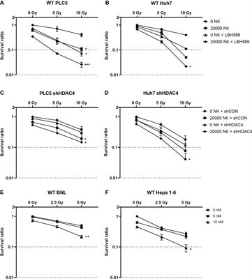 Frontiers Radiosensitization Effect By Hdac Inhibition Improves Nkg D